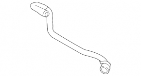 Țeavă spate cu invertor pentru sistemul de răcire PHEV pentru BMW 3 F30 16-18