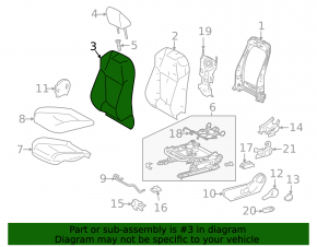 Водительское сидение Toyota Rav4 19-25 без airbag, механическое, ткань, черное, под химчистку