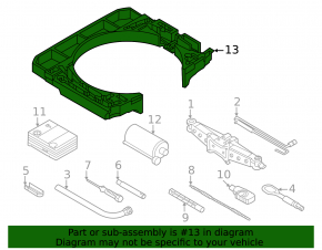 Пенопласт под инструмент Audi Q3 83A 19-25