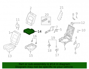 Заднее сидение правое Ford Escape MK4 23-26 без airbag, комбинированное кожа+ткань, черное с красной строчкой, ржавые салазки, примято