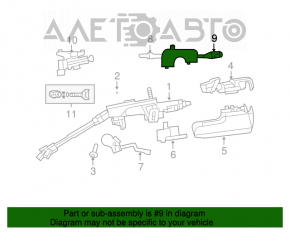 Comutatorul de sub volan din dreapta Chrysler 200 11-14