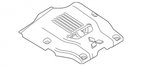 Накладка двигателя Mitsubishi Outlander 18-22 PHEV
