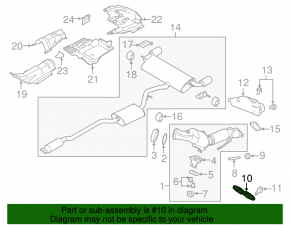 Кронштейн коллектора Ford Escape MK3 13-