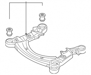 Подрамник передний Audi A6 05-11