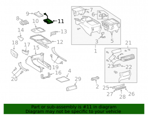 Накладка шифтера КПП Lexus GX470 03-09