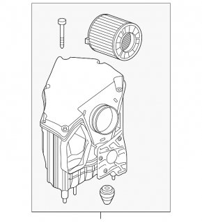 Корпус воздушного фильтра Audi Q5 80A 18-24 3.0T