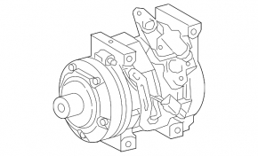Компрессор кондиционера Toyota Tundra 18-21 4.6, 5.7