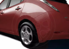 Брызговики комплект 4шт Nissan Leaf 11-17