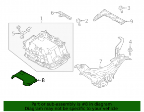 Накладка инвертора Toyota Prius V 12-17