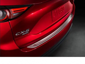 Накладка заднего бампера Mazda CX-5 17-25 хром, царапины