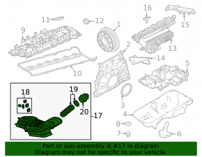 Carcasă filtru ulei BMW X5 G05 24-26 3.0T
