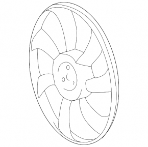 Paletele ventilatorului de răcire al radiatorului Lexus UX200 19-
