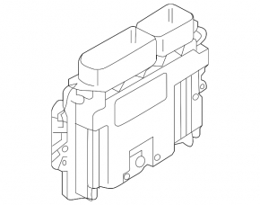 Блок ECU компьютер двигателя Hyundai Tucson 16-18 1.6T AWD без Start-stop