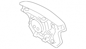Подушка безопасности airbag в руль водительская Toyota Highlander 01-07