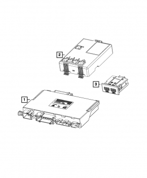 Seat Memory Control Module Jeep Grand Cherokee 14-22