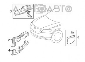 Блок предохранителей подкапотный Toyota Camry v40 2.4, hybrid
