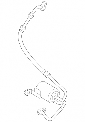 Conductă de aer condiționat condensator-compresor Kia Niro 23-26 EV
