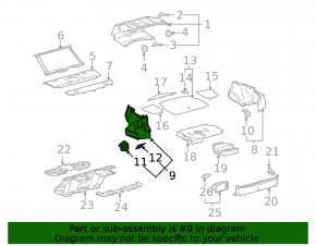 Обшивка арки левая Lexus GS300 GS350 GS430 06-11