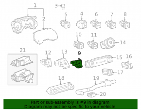 Кнопка автоматического отключения старт стоп Toyota Rav4 19-24