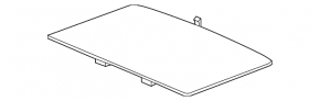 Пол багажника Acura RDX 13-18 Rear, black