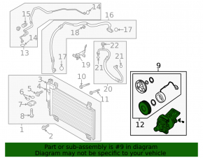 Компрессор кондиционера Mazda CX-3 16-21 2.0