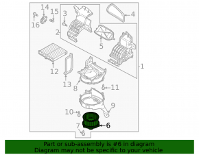 Motor ventilator încălzire Mazda CX-30 20- sub auto