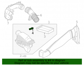Debitmetru aer pentru Land Rover Range Rover Velar 18-26 2.0T