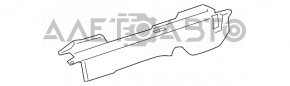 Накладка багажника внутренняя правая Mercedes W164 ML