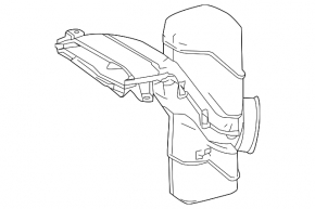 Воздухоприемник Lexus RX350L 18-22