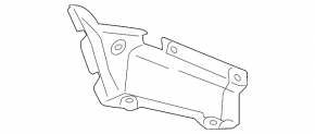 Защита заднего бампера правая Subaru Impreza WRX GH 08-11 5d
