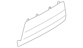 Ornamente centrale inferioare bară spate Subaru Ascent 19-26