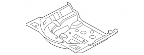 Корыто багажника Audi A4 B9 17-25
