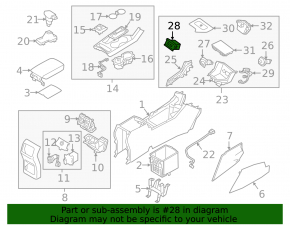 Hub USB, AUX Kia Sportage 17-19 LX