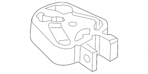 Подушка двигателя задняя Ford Edge 15-24 2.0T