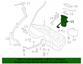 Топливный насос бензонасос BMW X3 F25 13-17 2.0T, 3.0T