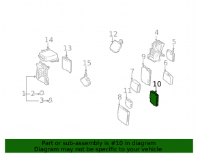 COMPUTER ASSY, SMART KEY Lexus CT200h 11-17