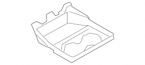 Карман центральной консоли с подстаканниками Mazda 3 19-23