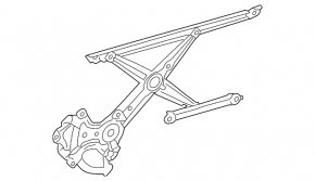 Стеклоподъемник механизм передний правый Lexus ES250 ES300h ES350 19-26