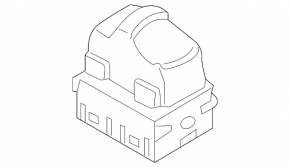 Кнопка DRIVE MODE центральной консоли Infiniti Q50 14-20