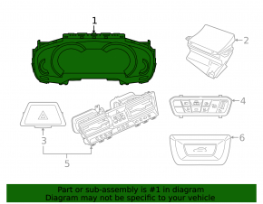Щиток приборов BMW X5 G05 19-23 134к
