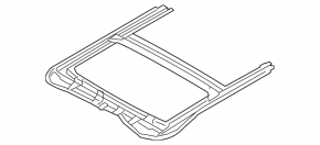 Механизм люка рама Hyundai Sonata 11-14