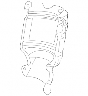 Scut termic convertor catalitic Acura MDX 07-09