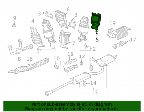 Scut termic convertor catalitic Acura MDX 07-09
