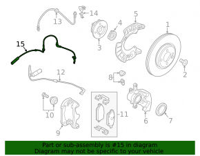 Датчик ABS передний левый Mini Cooper F56 3d 14-20