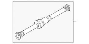 Карданный вал кардан Nissan Altima 19-24