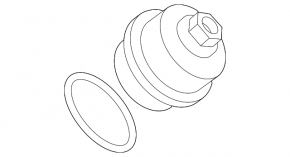 Крышка корпуса масляного фильтра Buick Encore 13-21 LUV, HENGST