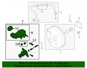 Главный тормозной цилиндр в сборе с бачком Hyundai Elantra UD 11-16 АКПП