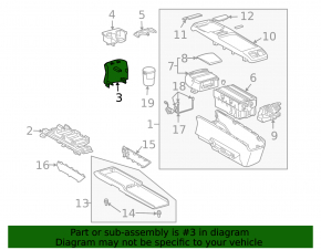 Накладка центральной консоли задняя Lexus RX300 RX330 RX350 RX400h 04-08 бежевая, царапины, надломаны крепления