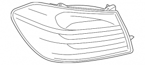 Lampa aripa exterioara dreapta BMW 4 F32/33/36 14-16