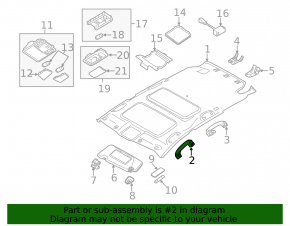 Ручка потолка передняя левая Nissan Murano z51 09-14